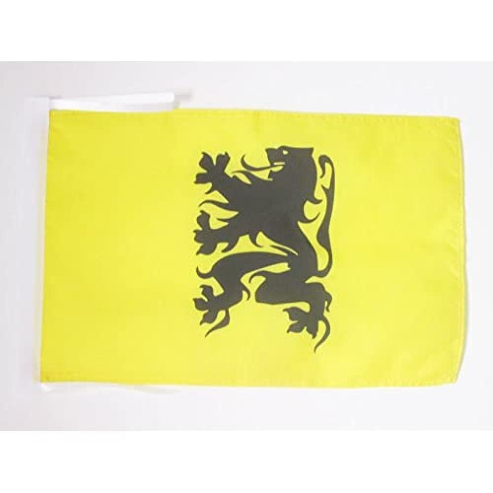 Iran Old Persia Flag 18'' x 12'' cords - Persian SMALL flags 30 x 45cm - Banner 18x12 in - AZ FLAG — view 1237