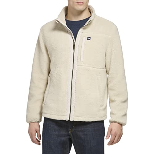 Chaqueta de forro polar sherpa Dockers de abrigo con cremallera cazadora hombre invierno