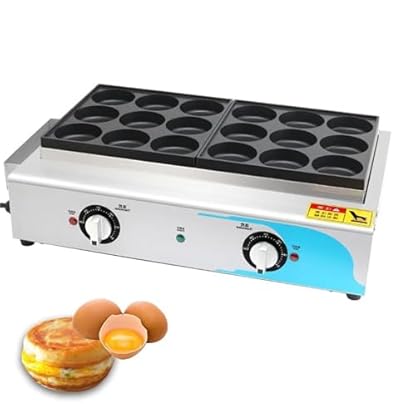 QLXYYFC Antihaftbeschichteter Omelette-Maker, 18-Loch-Ei-Burger-Maker, Für Kochen Von Hamburger-Omelette, Leicht Zu Reinigen Nach Gebrauch