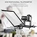 GVM 18.5'' Teleprompter Kit with Display, Aluminum Alloy for Digital Cameras/camcorders, Prompter with Remote Control & App, Colorless Spectroscope, Ultra HD Wide-Angle Lens for Video Recording