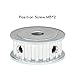 Belt Pulley T5-20T Bore 5/6/6.35/7/8/10/12/14/15/16/17/18/19/20 mm, Toothed Teeth Pitch 5mm for Power Transmission Parts Industrial Bearings Gears(14 mm,16 mm)