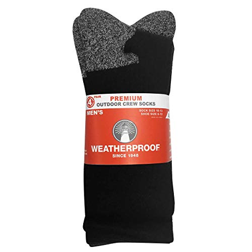 Weatherproof Men’s Outdoor Crew Sock 4-pair3