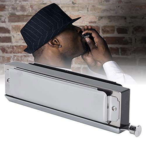 Harmonica chromatique 10 trous 40 tons orgue à bouche polyphonique à 2 côtés avec étui chiffon de nettoyage adulte… - Les Beatles, Paul McCartney, John Lennon, RIngo Starr, George Harrison Harmonica chromatique 10 trous 40 tons orgue à bouche polyphonique à 2 côtés avec étui chiffon de nettoyage adulte… – Image 3