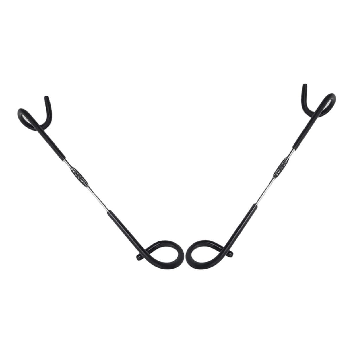 Mikikit 2pcs Camping Hook Hanger Lightweight Outdoor Lantern Arm Holder Portable Tent Bag Hanger for Camping Hiking Fishing Easy to Use and Carry