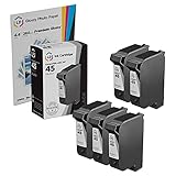 LD Products Remanufactured HP 45 51645A Ink Cartridge Replacement for PhotoSmart 1000 1100 1100xi...