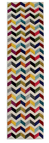 Flair Rugs Spectrum Bolero Runner, Multi, 60 x 230 Cm