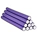 10" Spiral Hair Foam Curler Roller Set - 20 Pieces - twist curls flex rods (3/4") Purple, Hair curls, hair styles, hair stylist, long hair, short hair, wavy hair, curly hair, flexible, lightweight