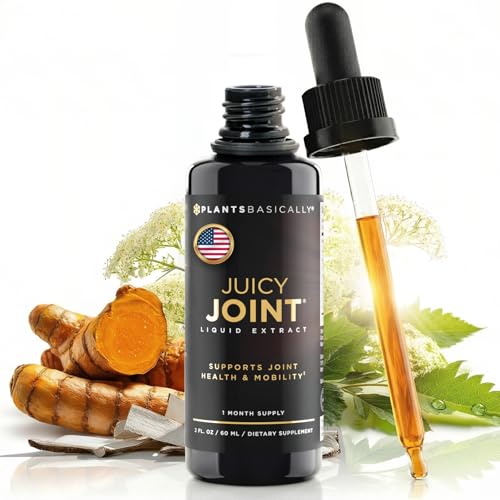 Juicy Joint Extract -100% Plant-Based Joint Support Supplements for Women & Men |Supports Joint Mobility Relief & Recovery |Fast Absorbing Formula| USA Made Organic &Vegan| 1 Bottle 30-Day Supply