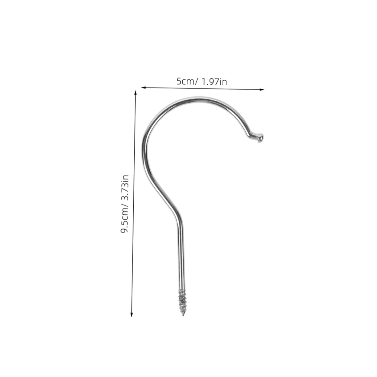 KOMBIUDA 20pcs Universal Pants Hanger Clips Clothes Hanger Fasteners Clothes Hanger Hook Replacement for Clothing Stores Retail Display and Home Use