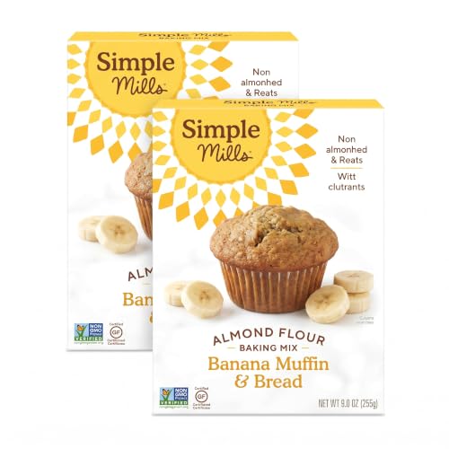 Simple Mills Almond Flour Baking Mix, Banana Muffin & Bread