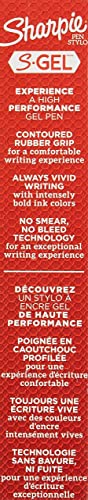 Sharpie S-Gel Gel Pens, Bold Point (1.0Mm), Black Ink Gel Pen, 12 Count #TOP1
