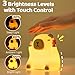 NesveCit Capybara Night Light for Kids, Capybara Squishy Lamp, 3 Level Dimmable Nursery Nightlight with Timer, Rechargeable Cute Animal Night Light for Baby, Bedroom Decor, Holiday Gift for Girls Boys