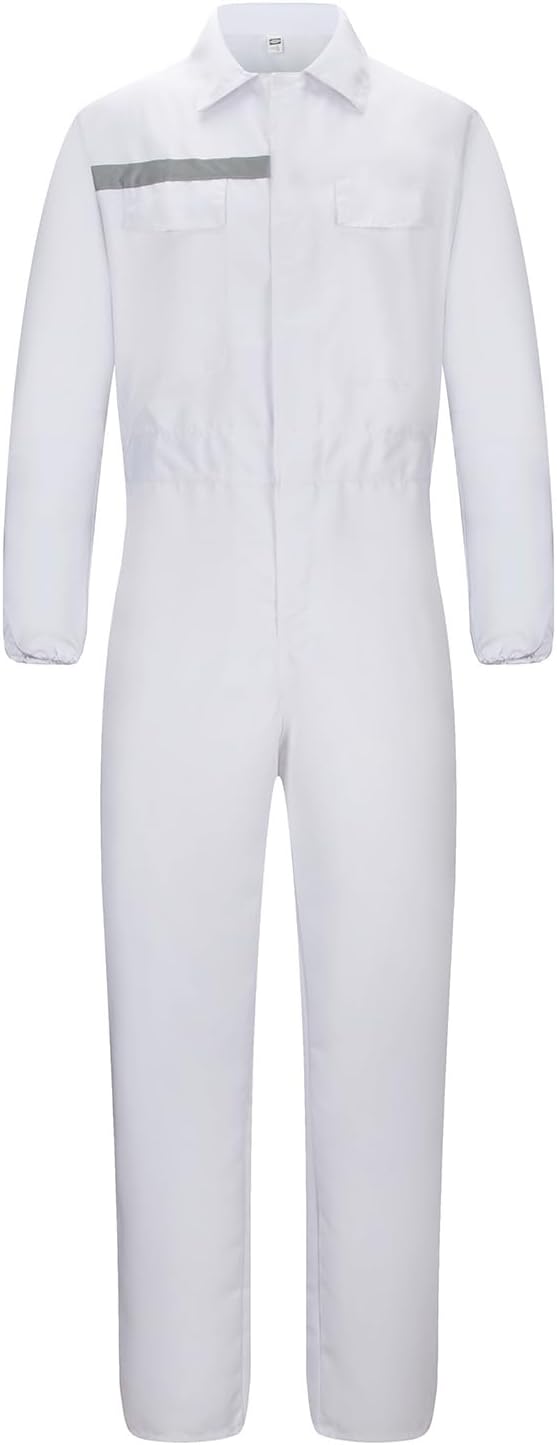 Mens Workwear Coveralls Work Mechanic Jumpsuits Long Sleeve Coverall Work Wear Multi Pockets