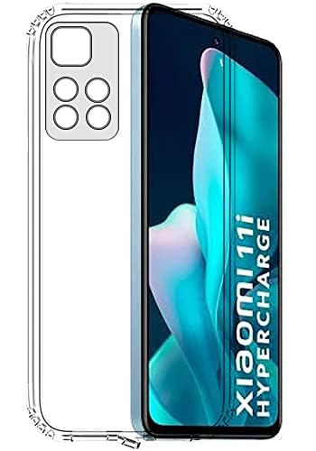 TOUCCH Mi Xiaomi 11i 5G / Xiaomi 11i Hypercharge 5G Soft Silicone Case (Transparent) | Scratch-Resistance & Camera Protect | Premium Slim Back Cover for Xiaomi 11i 5G /Hypercharge | Silicone – Clear