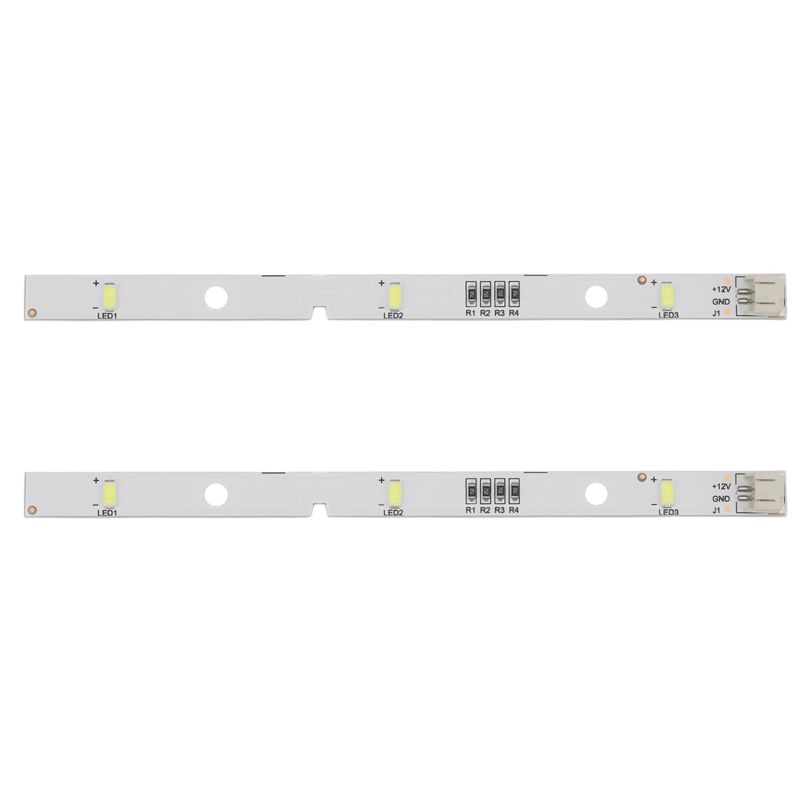 eMagTech 2Pcs LED Strip Light PCB Compatible with Kenwood 1629348 Compatible with Rongsheng 12V Fridge Freezer Illumination Board