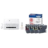 ブラザー プリンター A4インクジェット複合機 MFC-J939DN + 【ブラザー純正】インクカートリッジ4色パック LC411-4PK-E セット