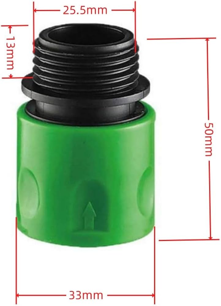 Amazon | WizeFolk 3/4おねじ 水栓連結コネクター ネジ式および