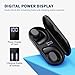 PSIER Open Ear Headphones, Bluetooth 5.3 Wireless Sports Headphones with Digital Display Charging Case 40 Hours Playtime True Earbuds with Earhooks for Running, Walking, Workout