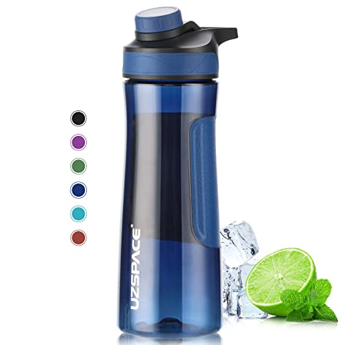 UZSPACE Sport Trinkflasche 500mL/700mL-BPA-frei -Tritan-Auslaufsichere Kunststoff Wasserflasche, Sportflasche für Sport, Fitness, Uni, Fahrrad, Outdoor Cover