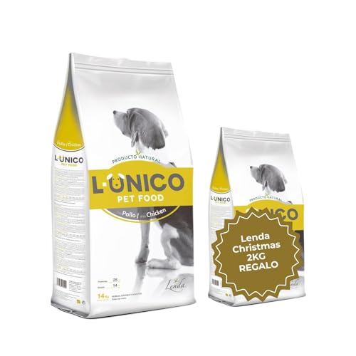 L-Único con Pollo 14KG - Pienso Natural para Perros Jóvenes y Adultos | Alimento Completo con Pollo