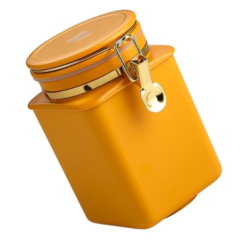 Contenedor Airtight para Granos de Café Naranja