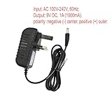 JZK 9V 1A Guitar Effects Pedal Power Supply, 9V DC Adapter Centre Negative, Guitar Adaptor Charger for Guitar Bass Effect Pedal - Image 2