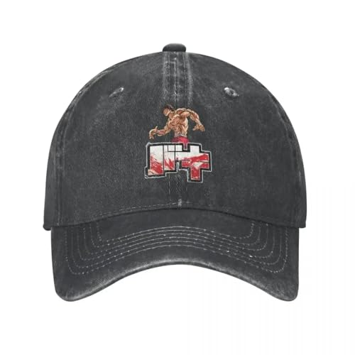 Casquette vintage japonais manga lavé chapeau de baseball ajustable et respirant hommes femmes