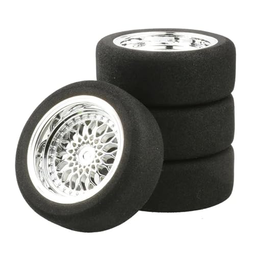 RC�������i For Sakura D4 Tiangong For TT02 HSP94123 For Racing 1/10 �^�C���t���b�g�����j���O�X�|���W�v���t�F�b�V���i���������̃X�|�[�c�J�[(Silver ET 6MM)