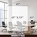 SHAREWIN Office Chair Mat for Hard Floors - 45''×53'',Heavy Duty Clear Wood/Tile Floor Protector PVC Transparent