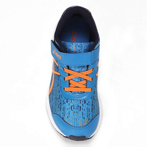 Tênis Asics Fantasy 4 PS Infantil Azul/Laranja Masculino (31)