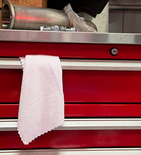 Arkwright Smart Rags In Box - (Pack Of 50) Lint Free Cloths, Reusable Microfiber Rags For Cleaning, Dusting At Home, Office, Auto Shops, 12 X 12 In, White #TOP2