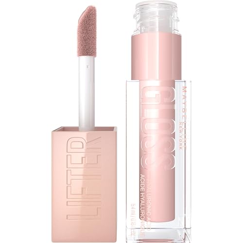Maybelline New York Brillo de Labios Lifter Gloss, Hidratación Intensa, Labios Rellenos, con Ácido Hialurónico, Tono 02 Ice