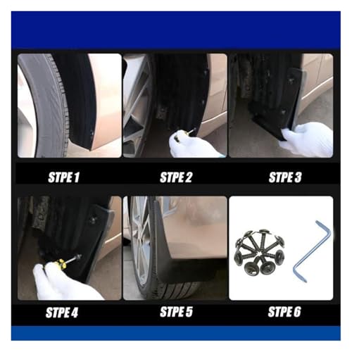Guardabarros coche para BMW X6 G06 para evitar manchas de barro y daños 4