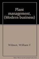 Plant management, B0007EBPVM Book Cover