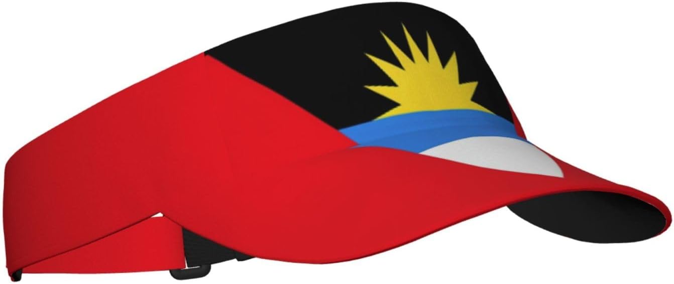 National Flag Adjustable Sun Visor Hat Summer Cap for Women Men Teens for Sport Beach Tennis Golf Running Hiking