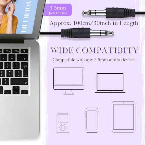 Kanayu 100 Pack Wired Earbuds Bulk for Classroom Ear Headphones Wired Basic Student Earbuds No Microphone with 3.5mm Jack for Class Laptop School Library, Individually Bagged (Purple) by Kanayu - Image 3