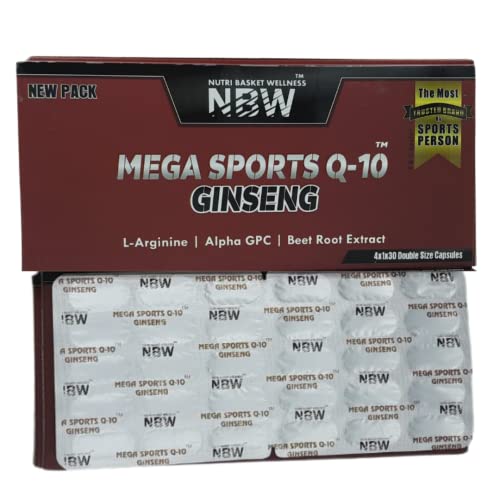 Image of NBW MEGA SPORTS Q-10 Plus GINSENG | Beet Root Extract (60 Capsules)