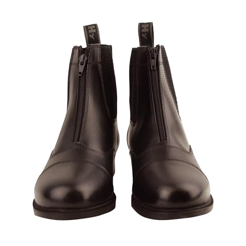 HyLAND Childrens/Kids Canterbury Zip Jodhpur Boots (4 M US Little Kid) (Black)4