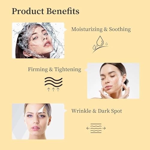 Image of Snail Mucin 92% Repair Serum Cream - Face Moisturizer Hydrating Anti Age Firming Wrinkle Reduction Daily Repair Snail Mucin Face Cream for Dry & Sensitive Skin, All Skin Types-100 g /3.52 oz