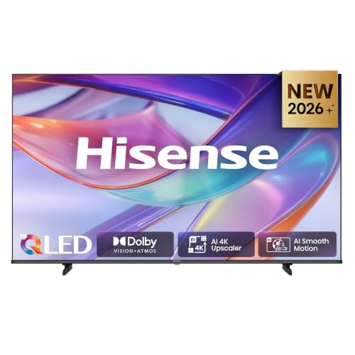 Hisense 58E7DS Fernseher 58 Zoll, 4K UHD QLED, Smart TV, Hi View AI Engine, 60Hz Game Mode Plus, Dolby Vision IQ, QLED Colour, Filmmaker… – Ansicht 1