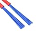 Retractable Drum Brush, Drum Brushes 2 Pcs Replacement with Rubber Handle for Percussion Instruments (Blue)