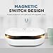 UV Light Sanitizer Box with Wireless Charging, 8 UV-C LED Lights for Phones, Toothbrushes, Nail Tools, Jewelry, and More (Green)