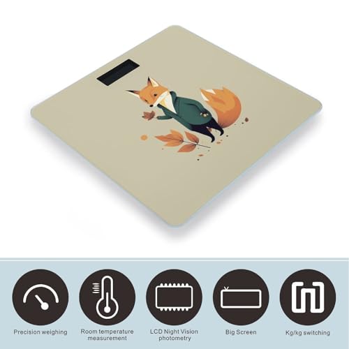 Báscula Digital de Baño con Pantalla LED y Vidrio Templado miniatura 3