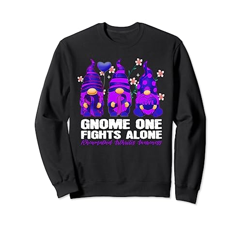 Gnome One Fight Alone Rheumatoid Arthritis Awareness Gnomo Felpa
