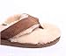 Winter Real Sheep Fur Genuine Sheep Leather One Fur Flip Flops Warm Slides with Fur Lined Women Men Unisex Suede Thong Khaki