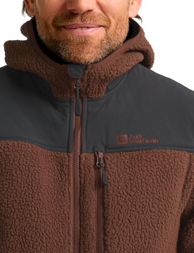 Jack Wolfskin Herren Kammweg Pile Fz M, Hot Choc, 3XL EU – Ansicht 5