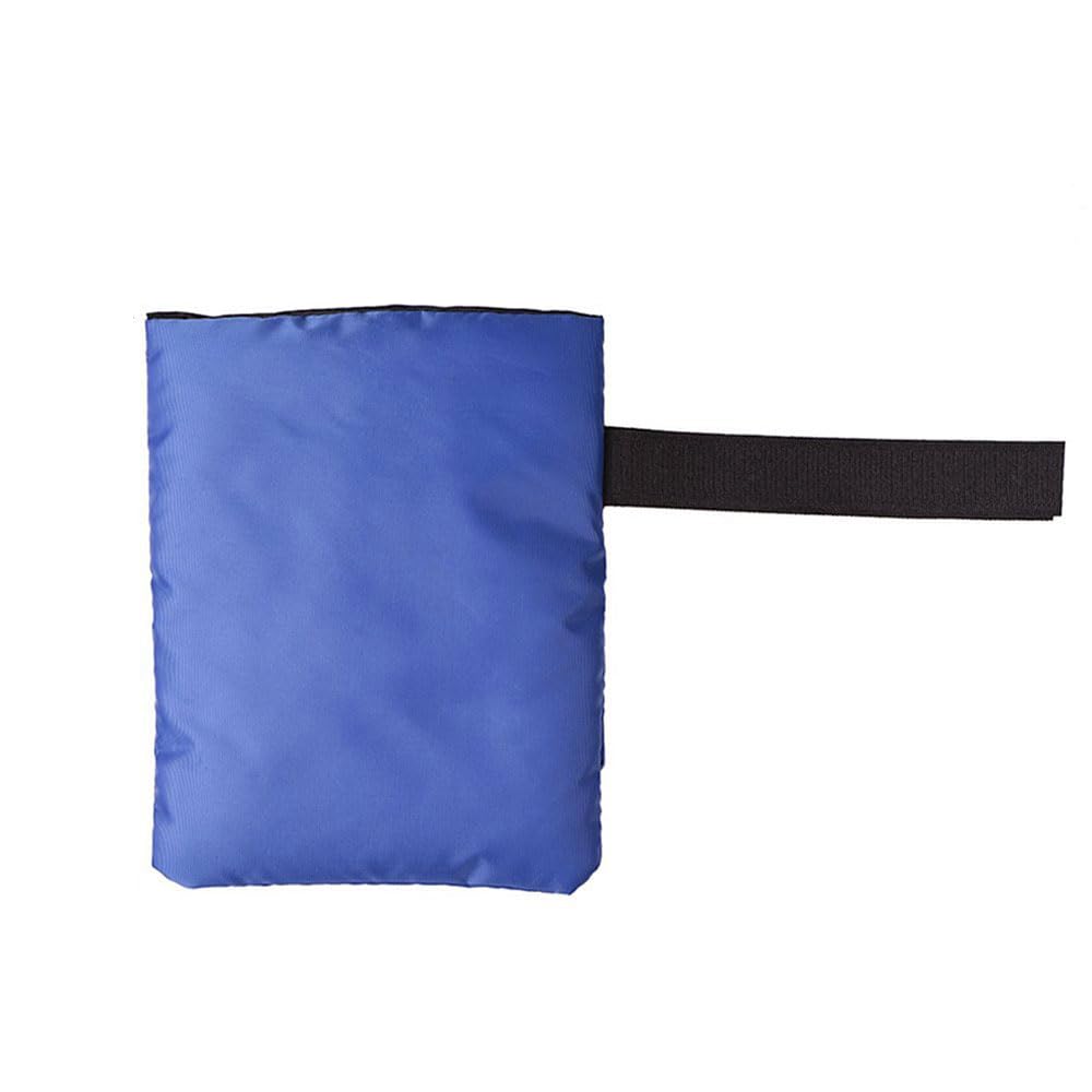 Blue Outside Winter Tap Cover with Reflective Strip Waterproof Tap Frost Protector Water Pipe Protection Sleeve for Garden(18 * 15 * 5cm)