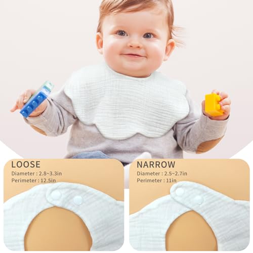 Baby Bibs Muslin Bibs for Baby Girl Boy for Drooling and Teething 10 Pack3