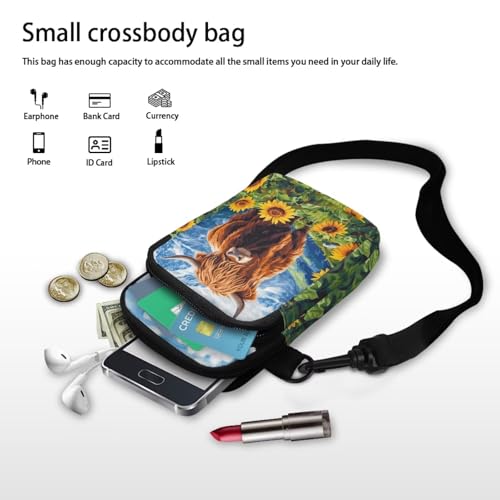 Image of Xpyiqun Small Crossbody Bag Women Phone Purses Sling Shoulder Handbag Cross Body Pouch Wallet Bags