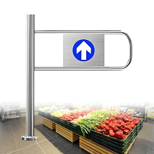 Porte battante à rebond automatique pour fluidifier l'accès des clients dans votre supermarché